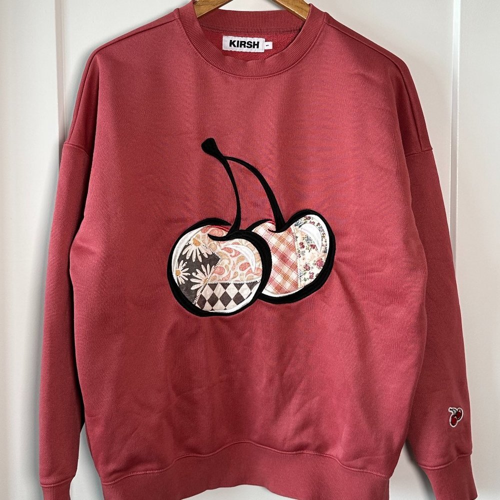 Kirsh Crewneck Oversized Sweater - Big Cherry